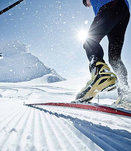 Cross-country skiing on the glacier, (c) Ideenwerk Werbeagentur GmbH