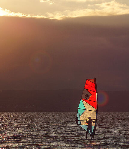  Wassersprot at Lake Neusiedl, (c) Lake Neusiedl Tourism / Annika Thell