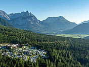 Campingplatz von oben