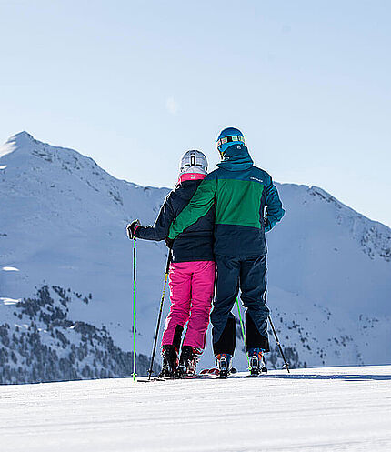 Skiing with a fantastic mountain view © Ski Juwel Alpbachtal Wildschönau