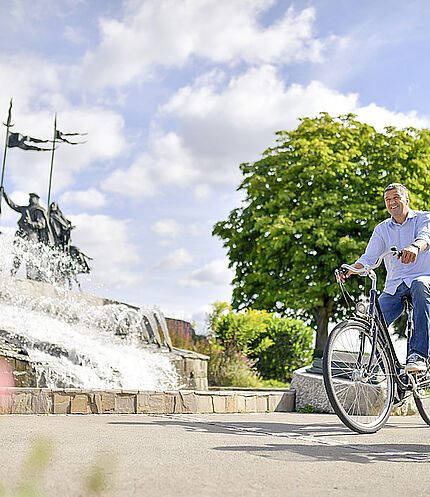 Cycling in Tulln,(c) Municipality of Tulln Robert Herbst