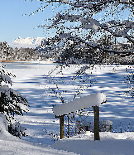 Reintalersee in winter, (c) Alpbachtal Tourism/Berger Berhard